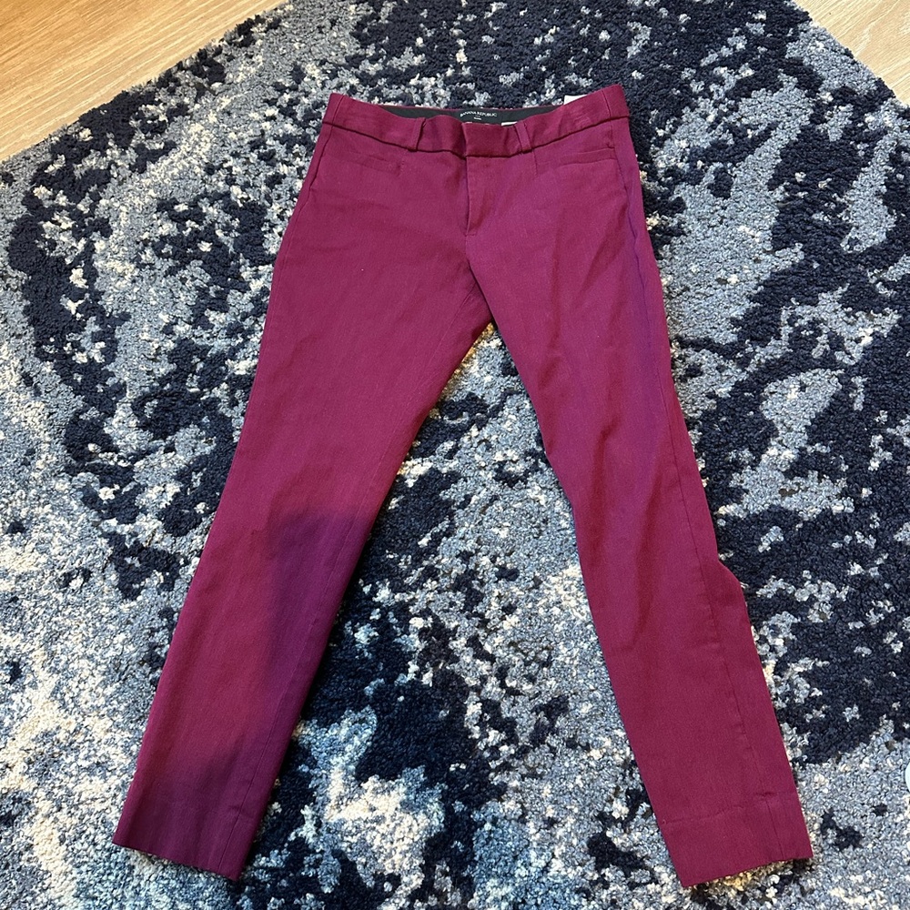 Banana Republic Deep Red Trousers
